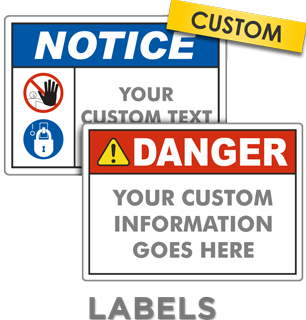 Custom ANSI Z535 Safety Label